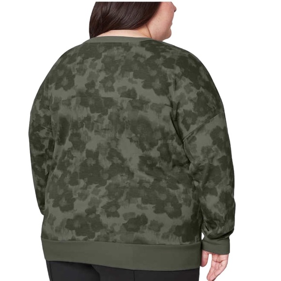 Ladies Mondetta 3X Crewneck Pullover Shirt Active Top Lightweight Long Sleeve - Picture 4 of 11